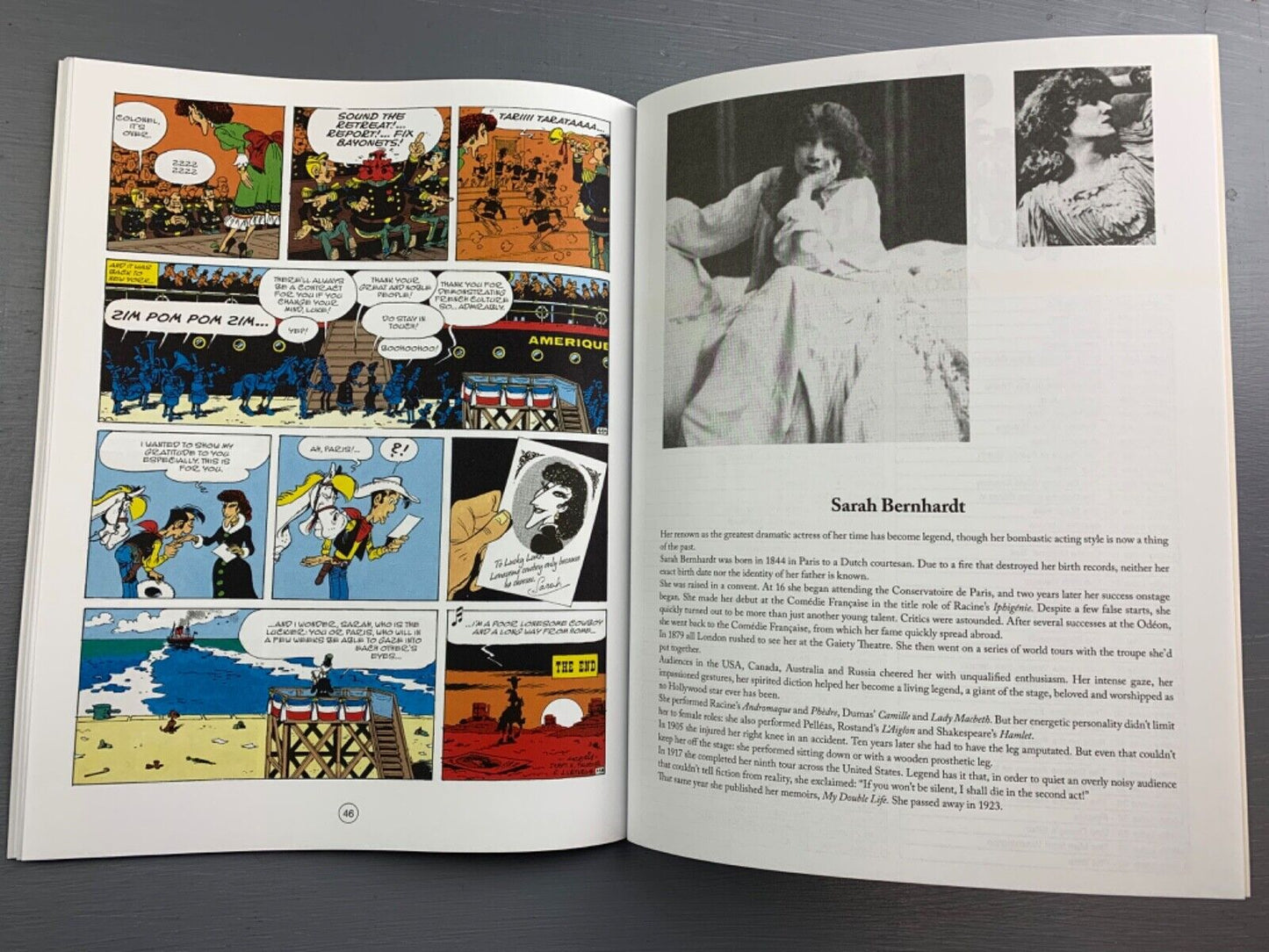 Lucky Luke Volume 63: Sarah Berndhardt - Cinebook Paperback UK Comic Book