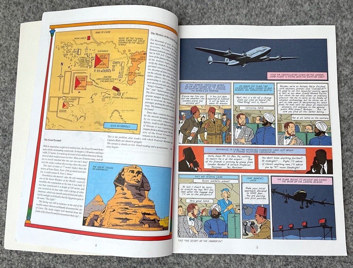 Mystery of the Great Pyramid Part 1 - Blake & Mortimer Comic Volume 2 - Cinebook UK Paperback Edition