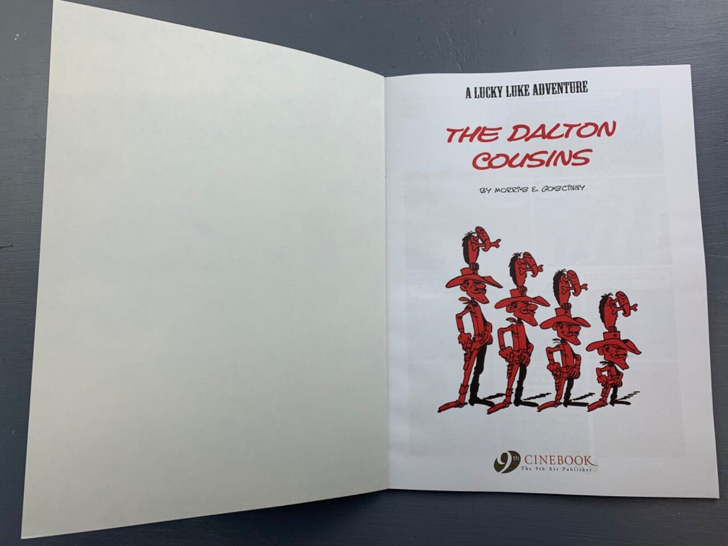 28 The Dalton Cousins Lucky Luke Cinebook Paperback UK Comic Book