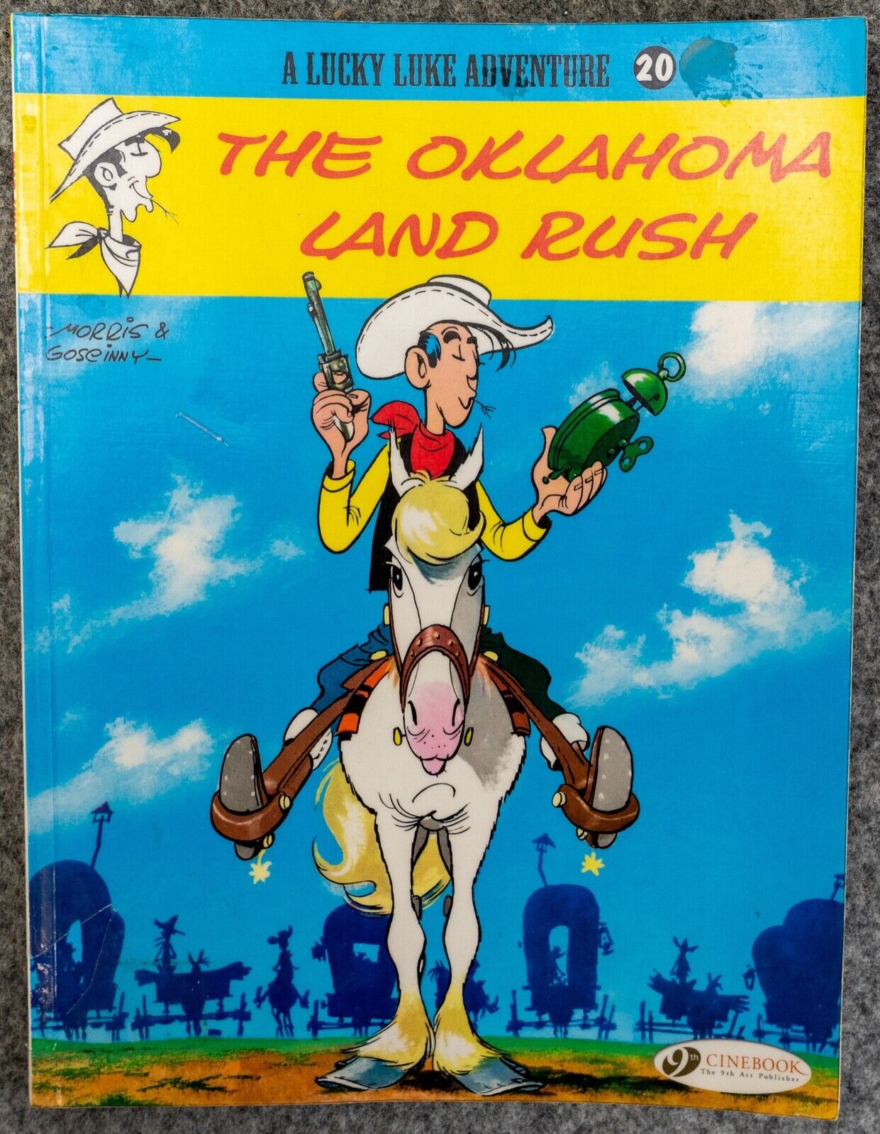 Lucky Luke Volume 20: The Oklahoma Land Rush - Cinebook Paperback UK Comic Book