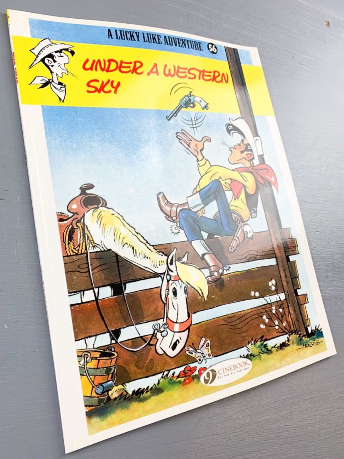 56 Under A Western Sky Lucky Luke Cinebook Paperback UK Comic Book