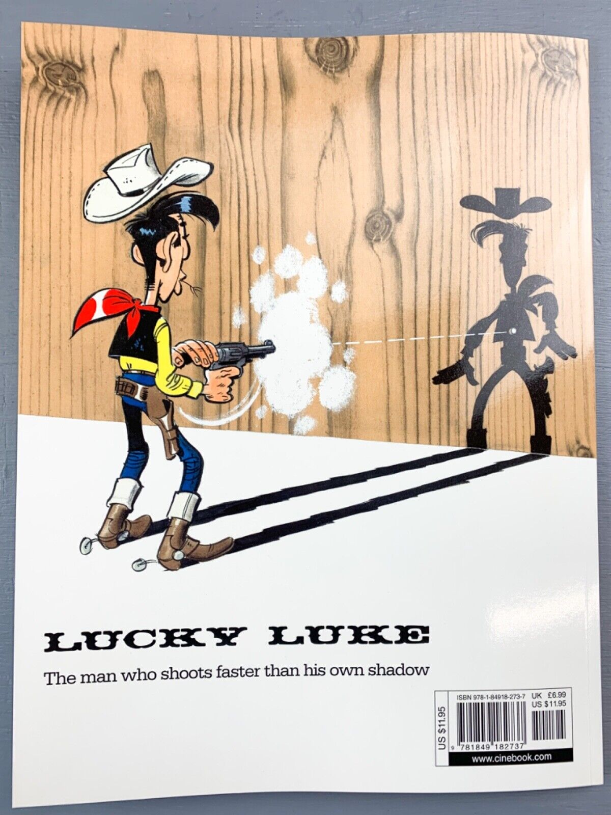 56 Under A Western Sky Lucky Luke Cinebook Paperback UK Comic Book