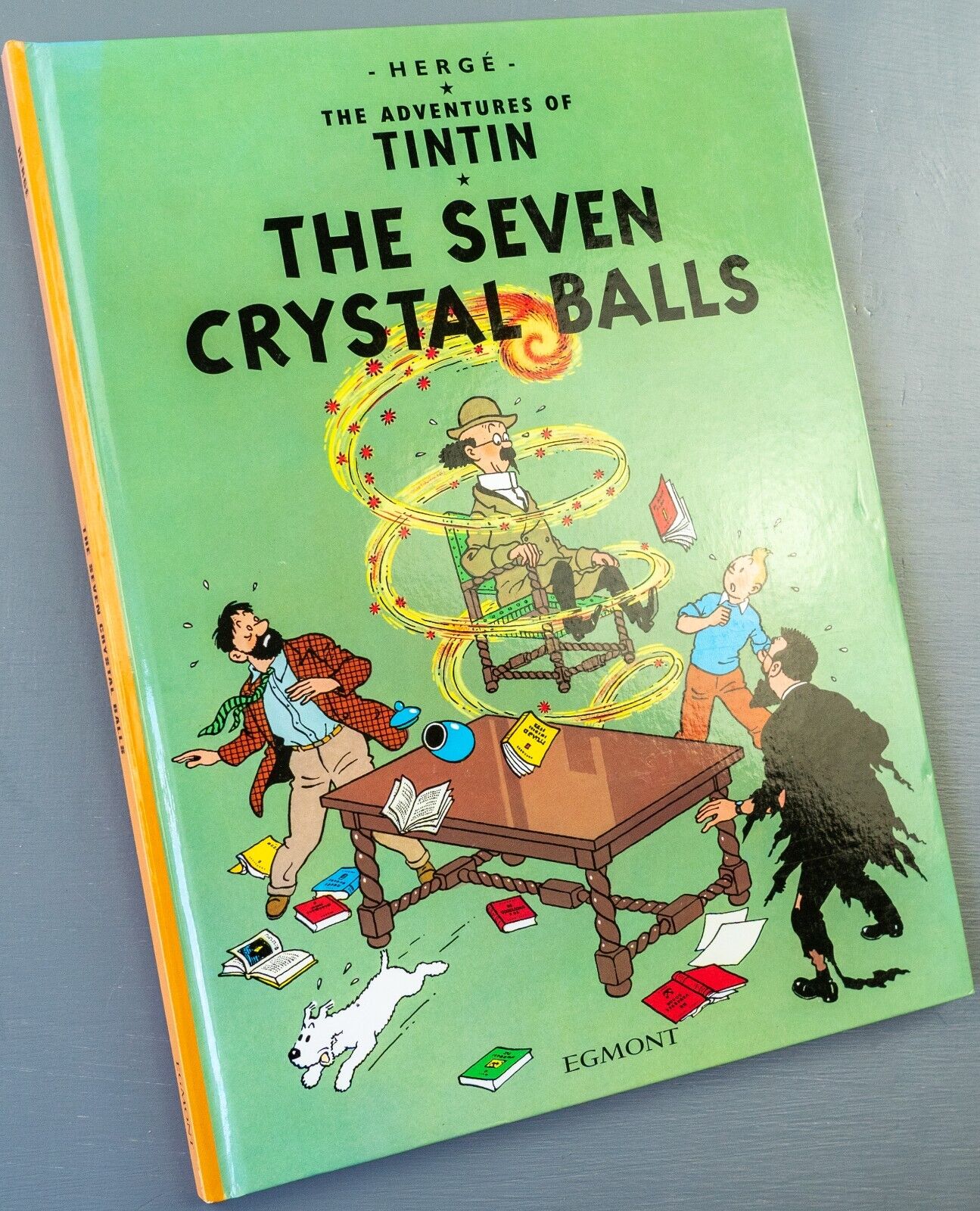 Tintin The Seven Crystal Balls Egmont 2000s Hardback Book UK Editions