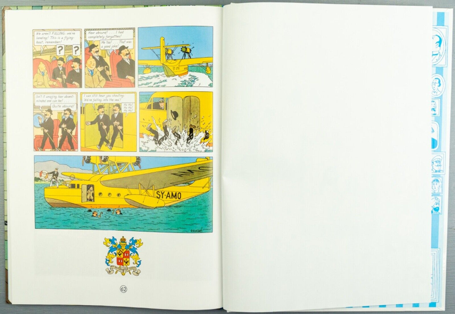 Tintin King Ottokar’s Sceptre: Egmont 2000s Hardback Book UK Edition