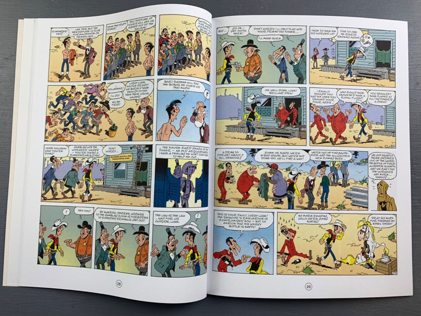 Lucky Luke Volume 68: Bridge Over Mississippi - Cinebook Paperback UK Comic Book