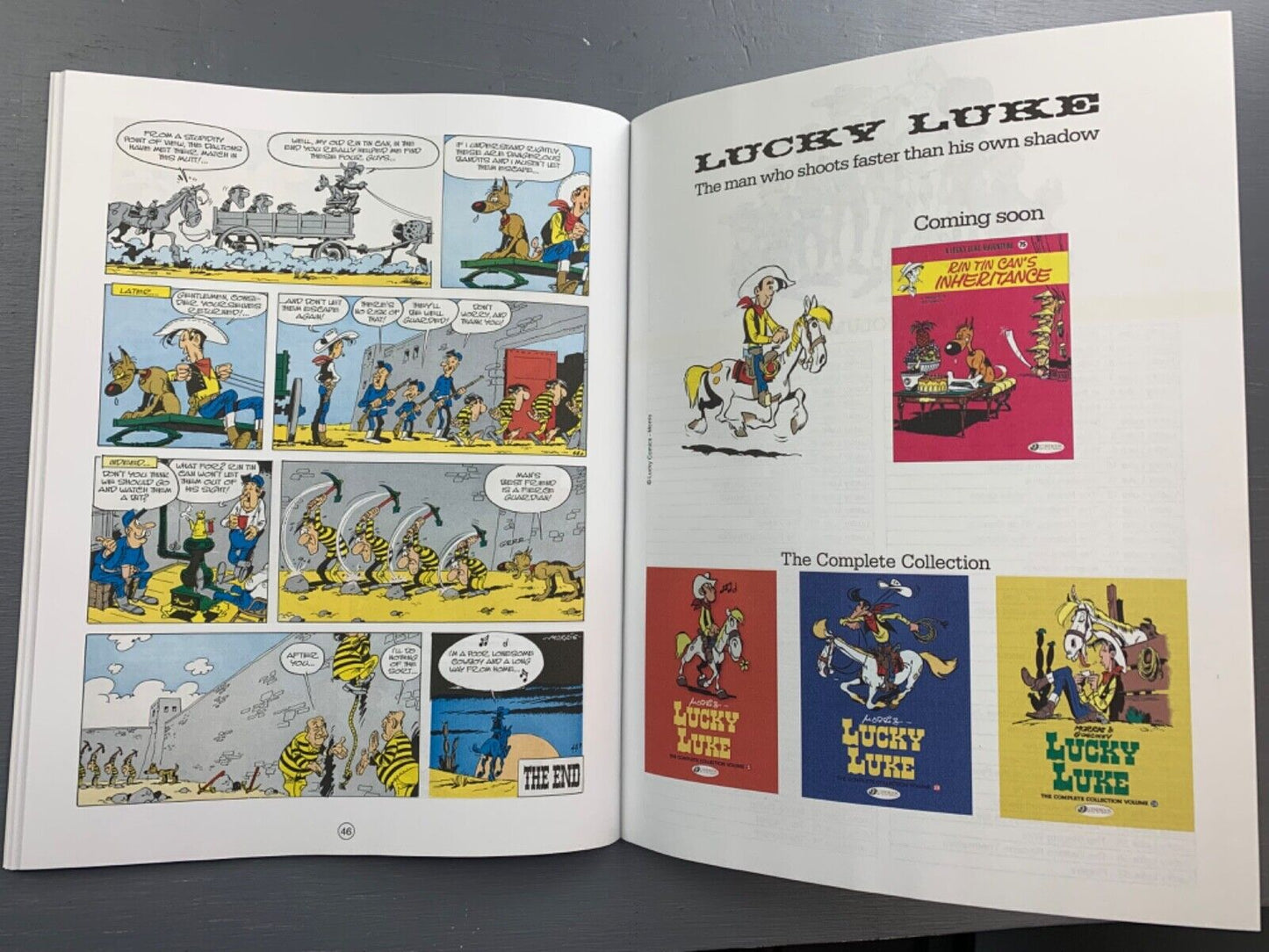 19 On the Daltons’ Trail Lucky Luke Cinebook Paperback UK Comic Book