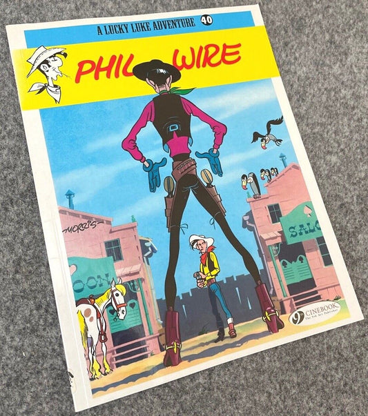 40 Phil Wire Lucky Luke Cinebook Paperback UK Comic Book