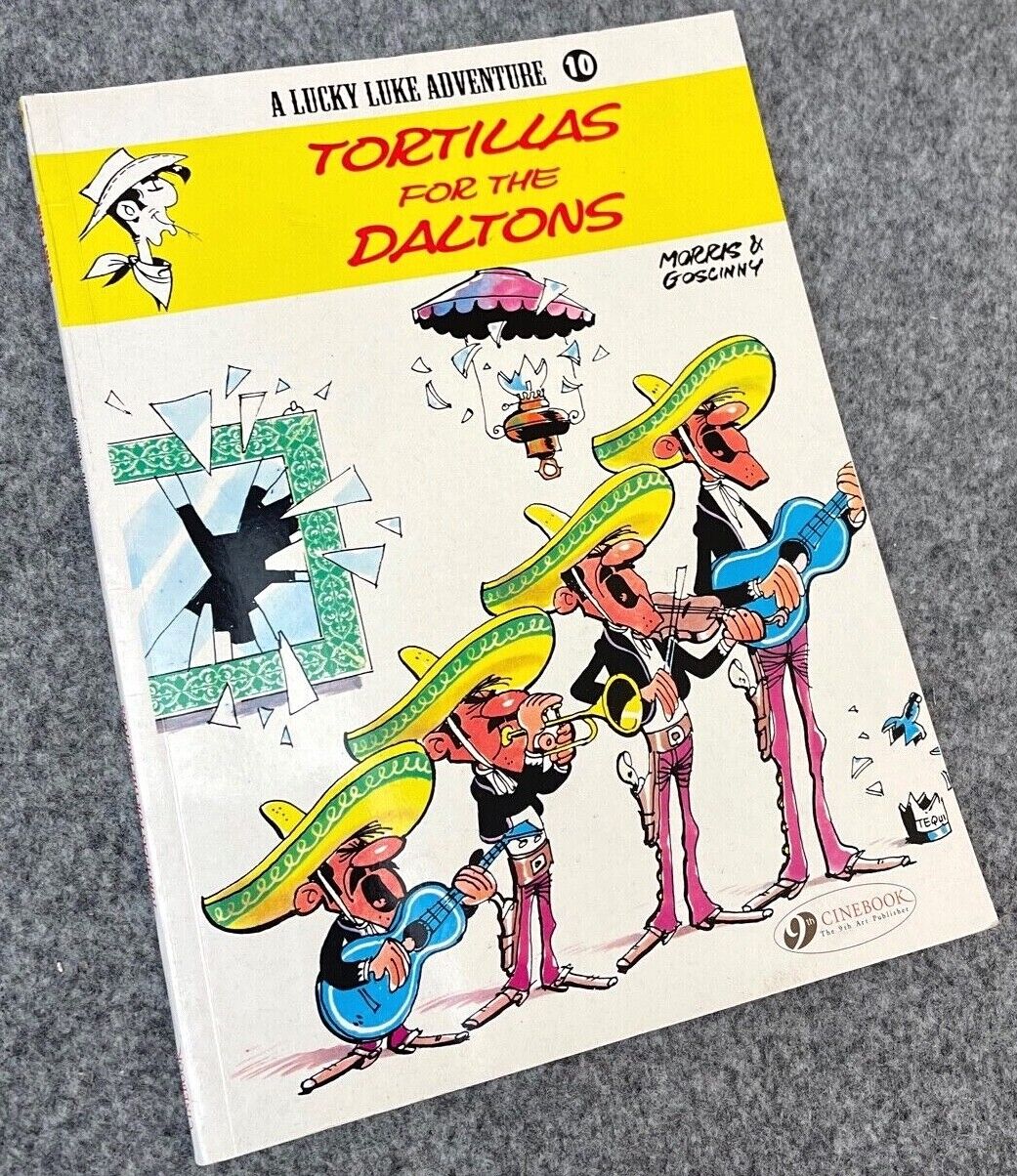 10 Tortilla for the Daltons Lucky Luke Cinebook Paperback UK Comic Book