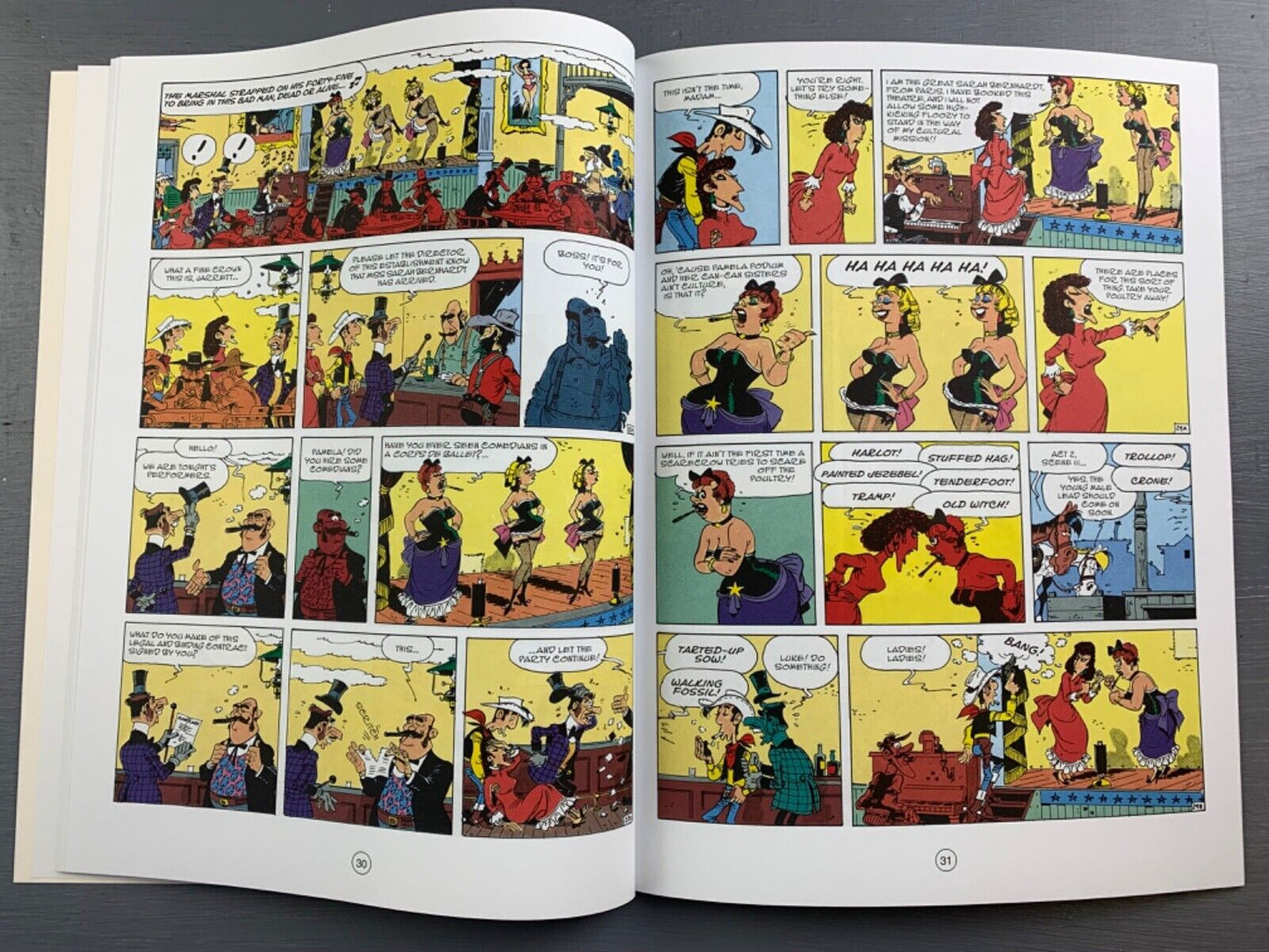 Lucky Luke Volume 63: Sarah Berndhardt - Cinebook Paperback UK Comic Book