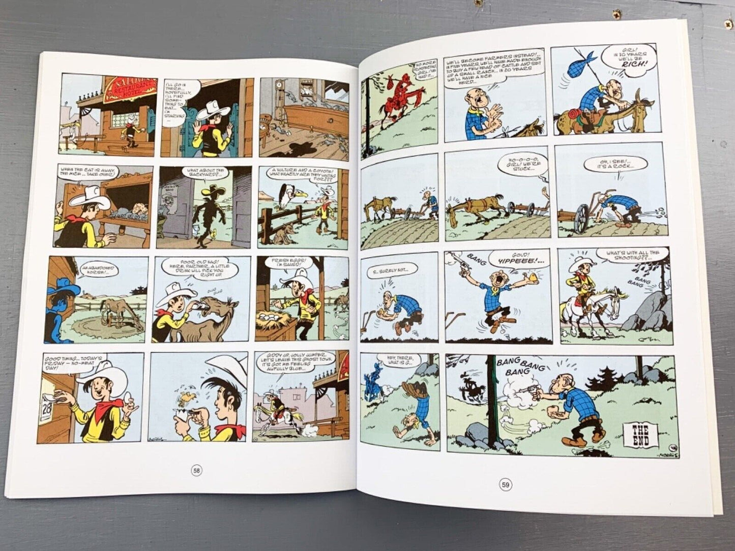 54 Rodea Lucky Luke Cinebook Paperback UK Comic Book