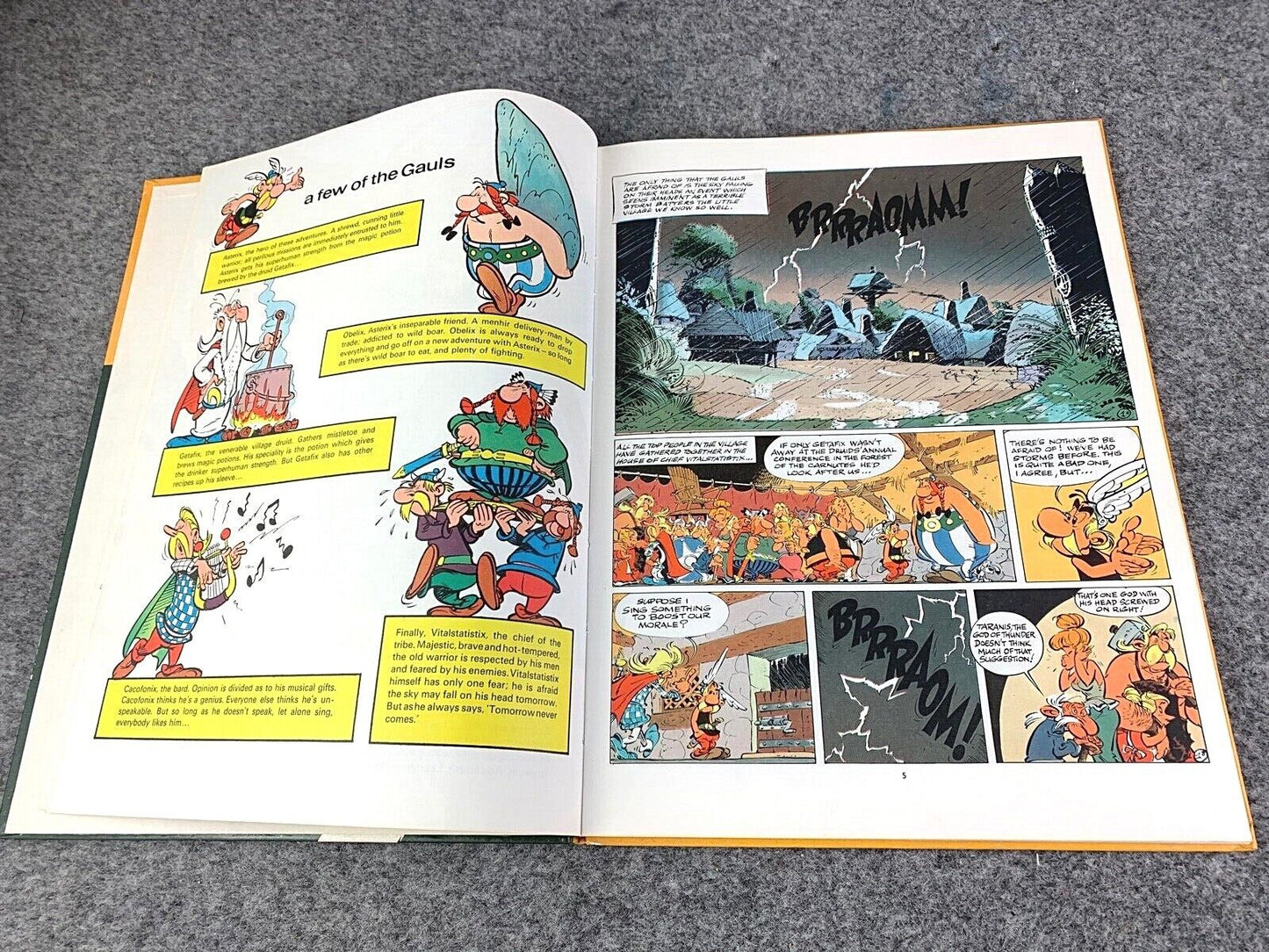 Asterix & the Soothsayer - 1975 Brockhampton 1st UK Edition Hardback Book EO Uderzo