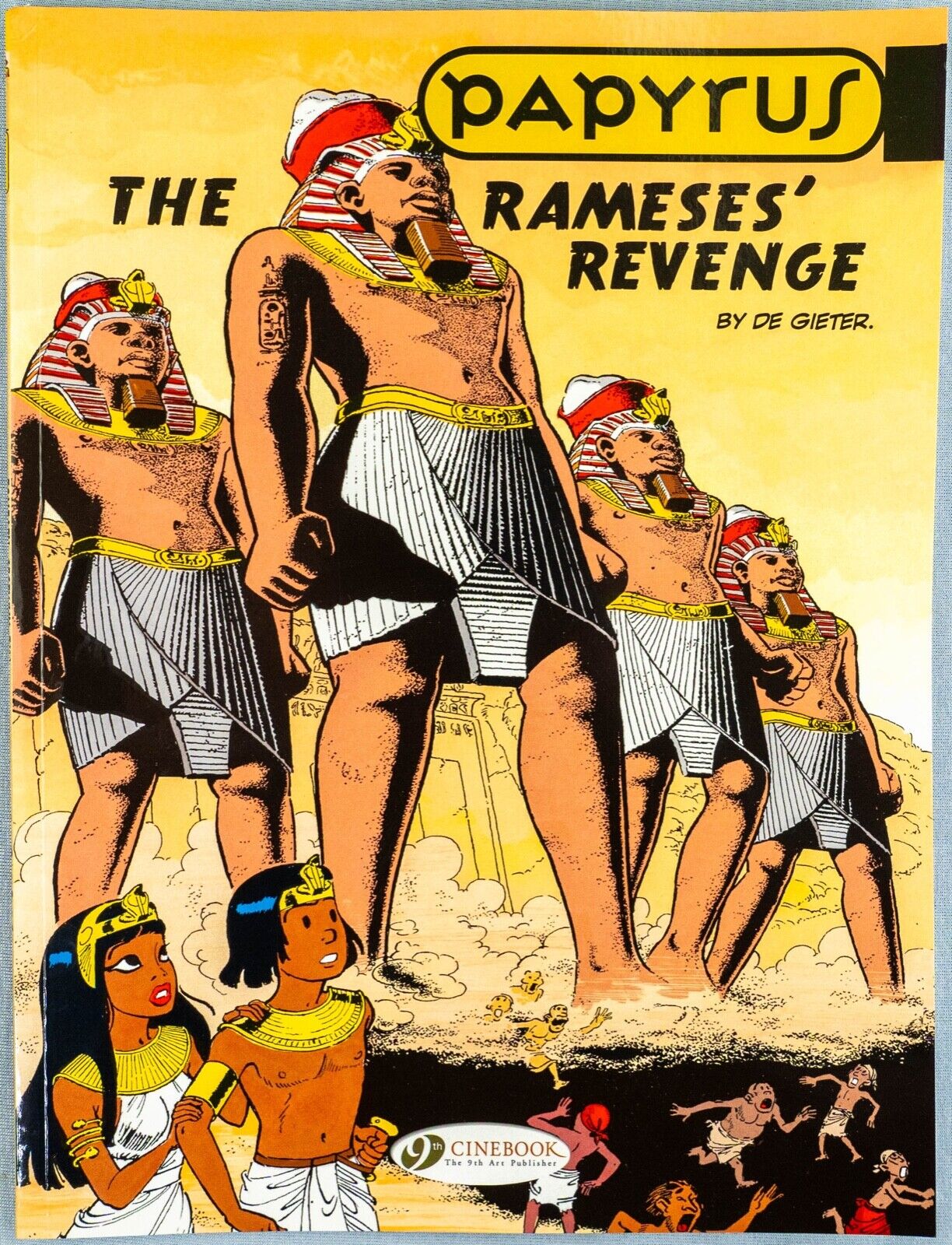 PAPYRUS Volume 1 - The Rameses’ Revenge  Cinebook Paperback Comic Book by De Gieter