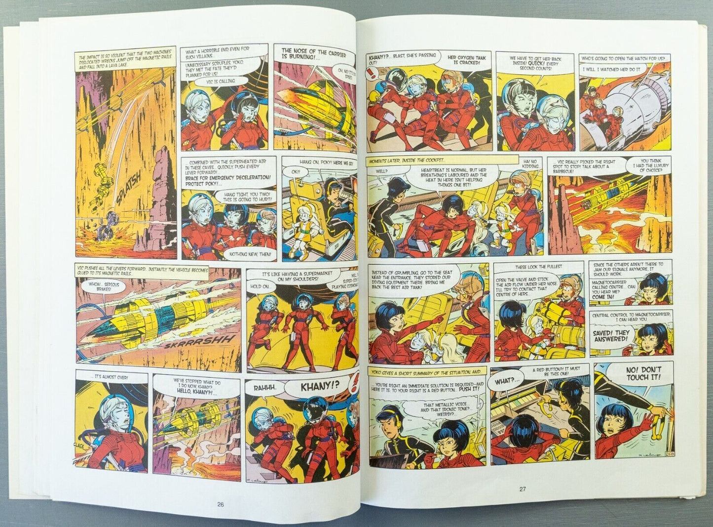 Yoko Tsuno Volume 7 - The Curious Trio Cinebook Paperback Comic Book by R. Leloup