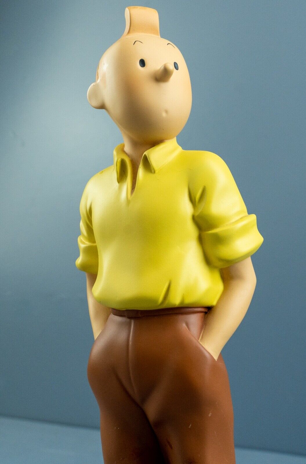 Statuette Moulinsart 45914 Tintin & Snowy in America Rare 30cm Resin Model