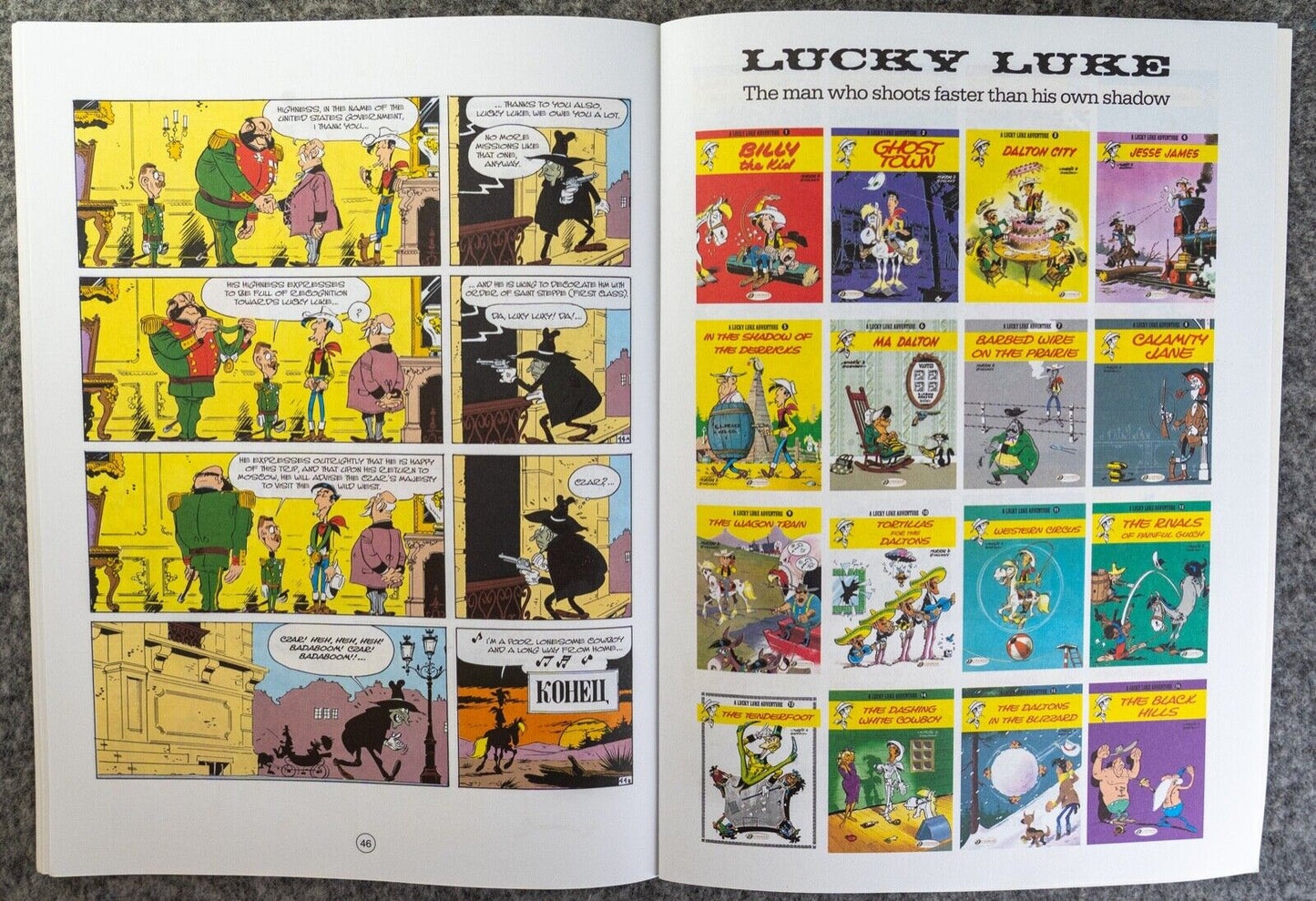 29 The Grand Duke Lucky Luke Cinebook Paperback UK Comic Book
