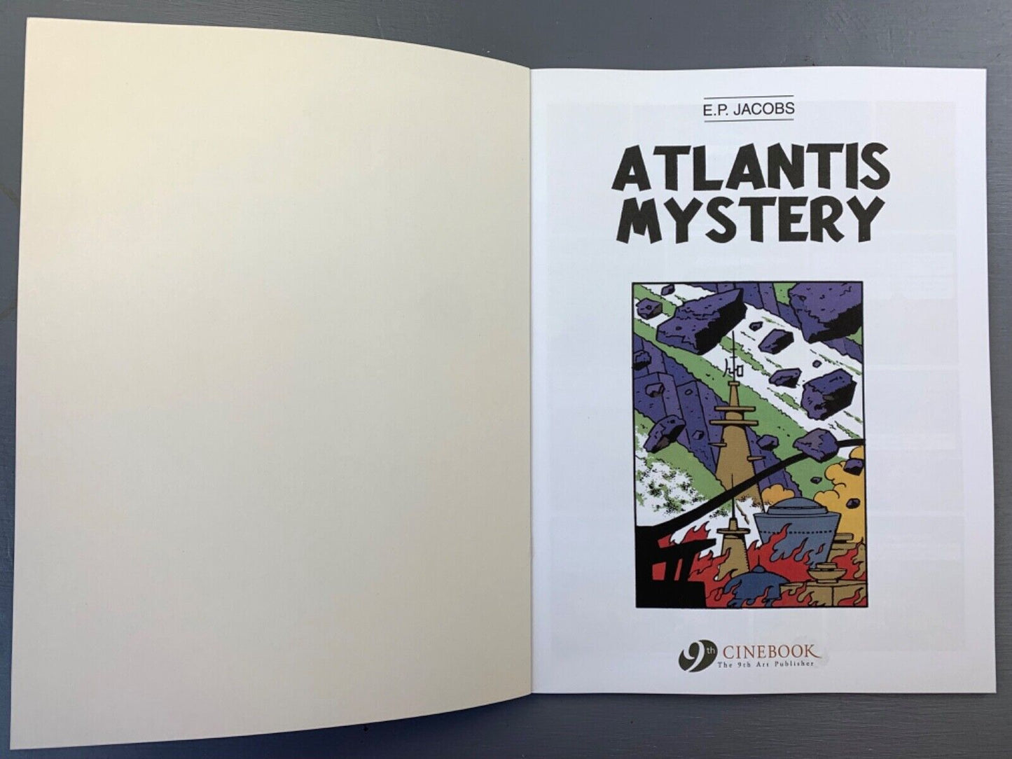 The Atlantis Mystery - Blake & Mortimer Comic Volume 12 - Cinebook UK Paperback Edition