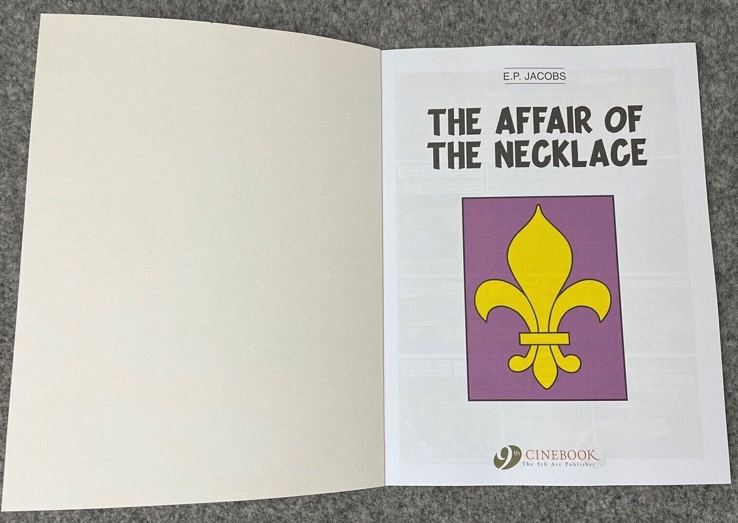 The Affair of the Necklace - Blake & Mortimer Comic Volume 7 - Cinebook UK Paperback Edition