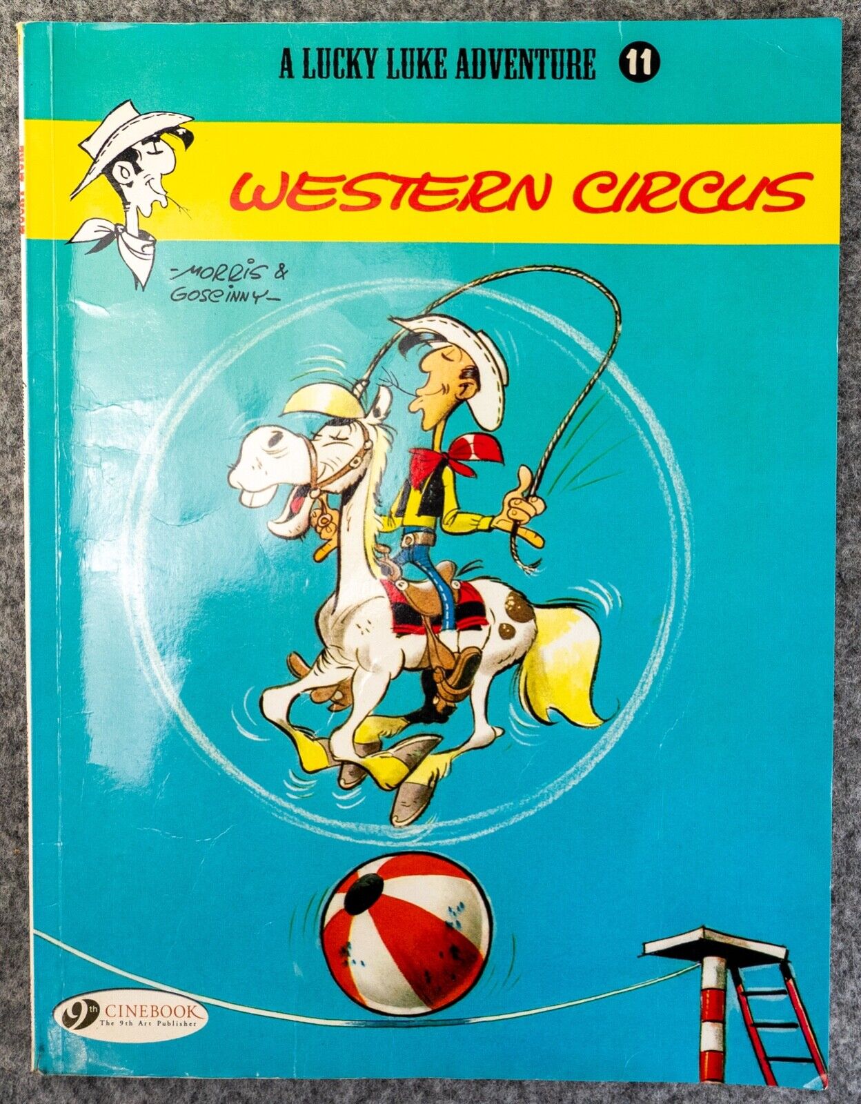 11 Western Circus Lucky Luke Cinebook Paperback UK Comic Book
