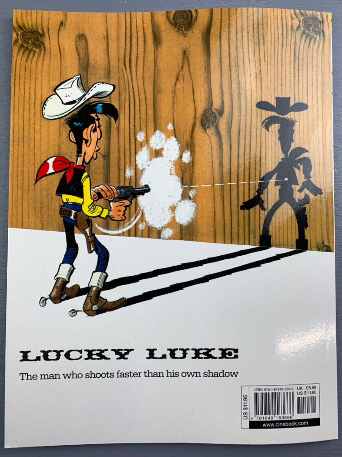 66 The Promised Land Lucky Luke Cinebook Paperback UK Comic Book