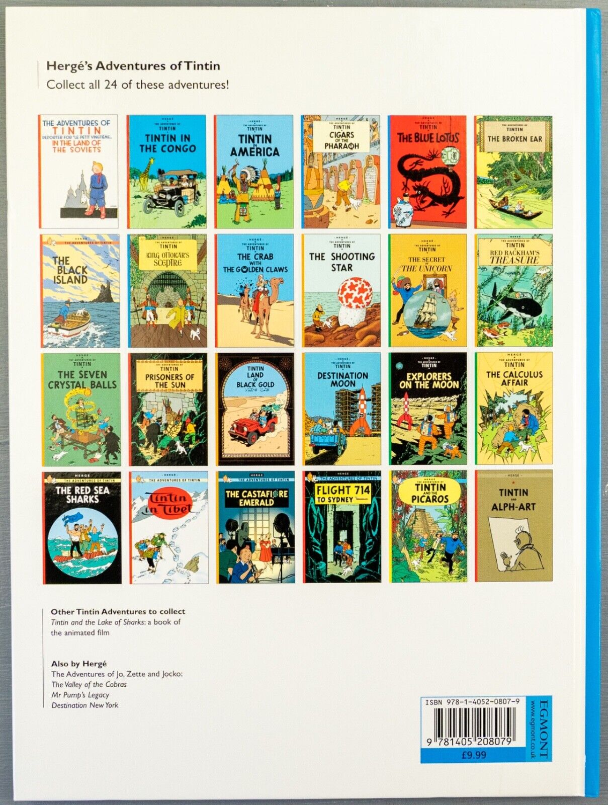 Tintin The Secret of the Unicorn: Egmont 2000s Hardback Book UK Edition