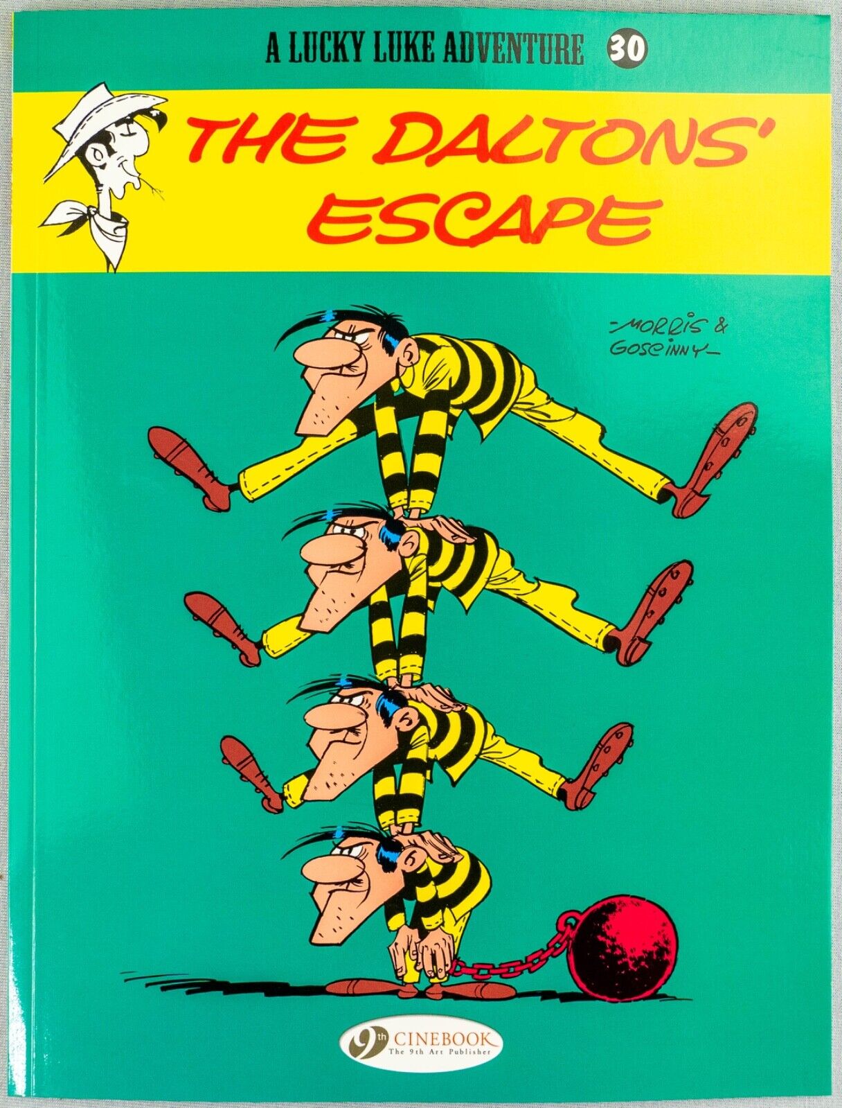 30 The Daltons Escape Lucky Luke Cinebook Paperback UK Comic Book