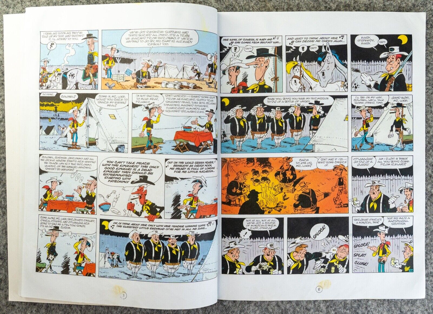 Lucky Luke Volume 17: Apache Canyon - Cinebook Paperback UK Comic Book