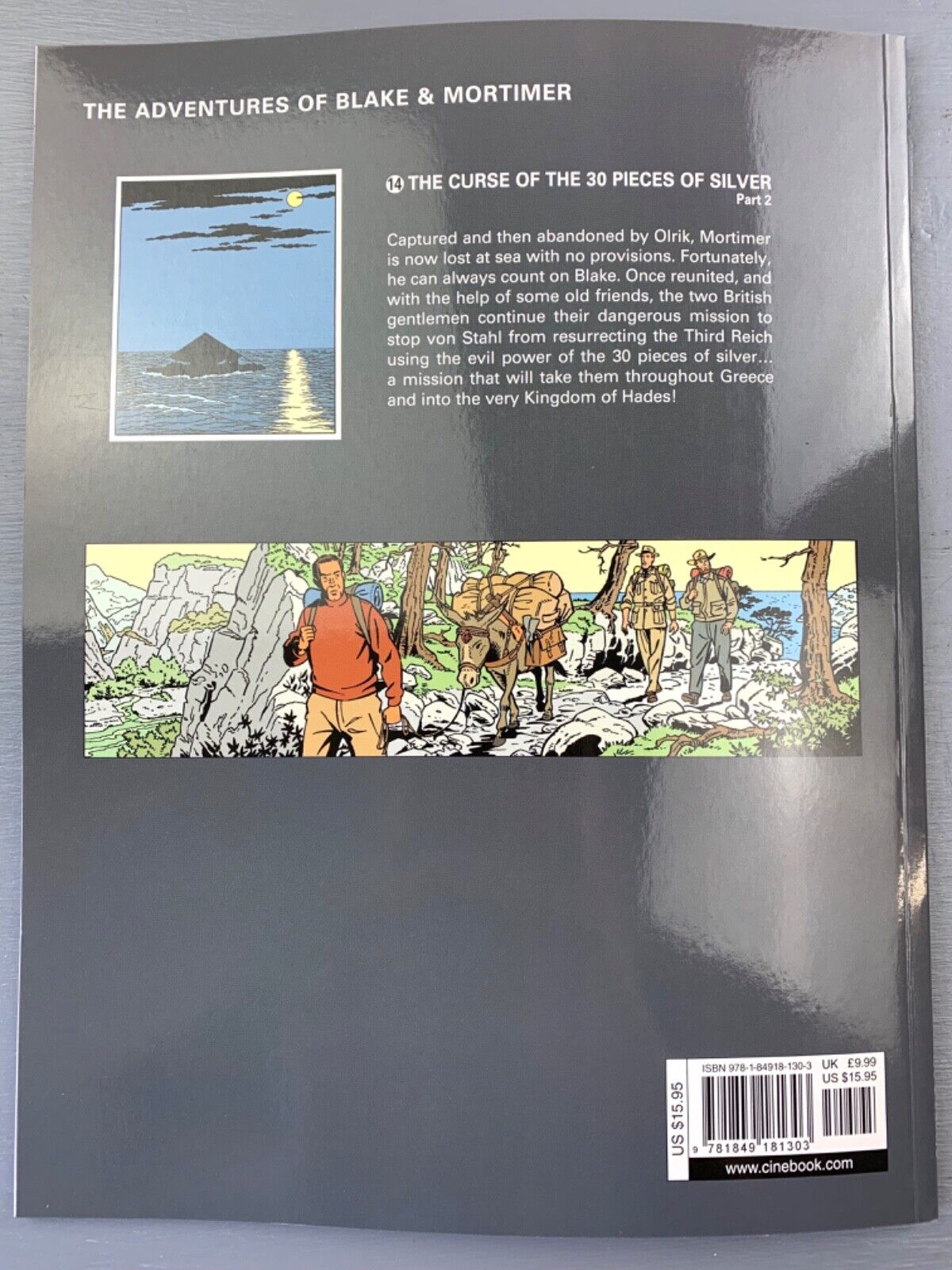 Curse of the 30 Peices of Silver Part 2 - Blake & Mortimer Comic Volume 14 - Cinebook UK Paperback Edition