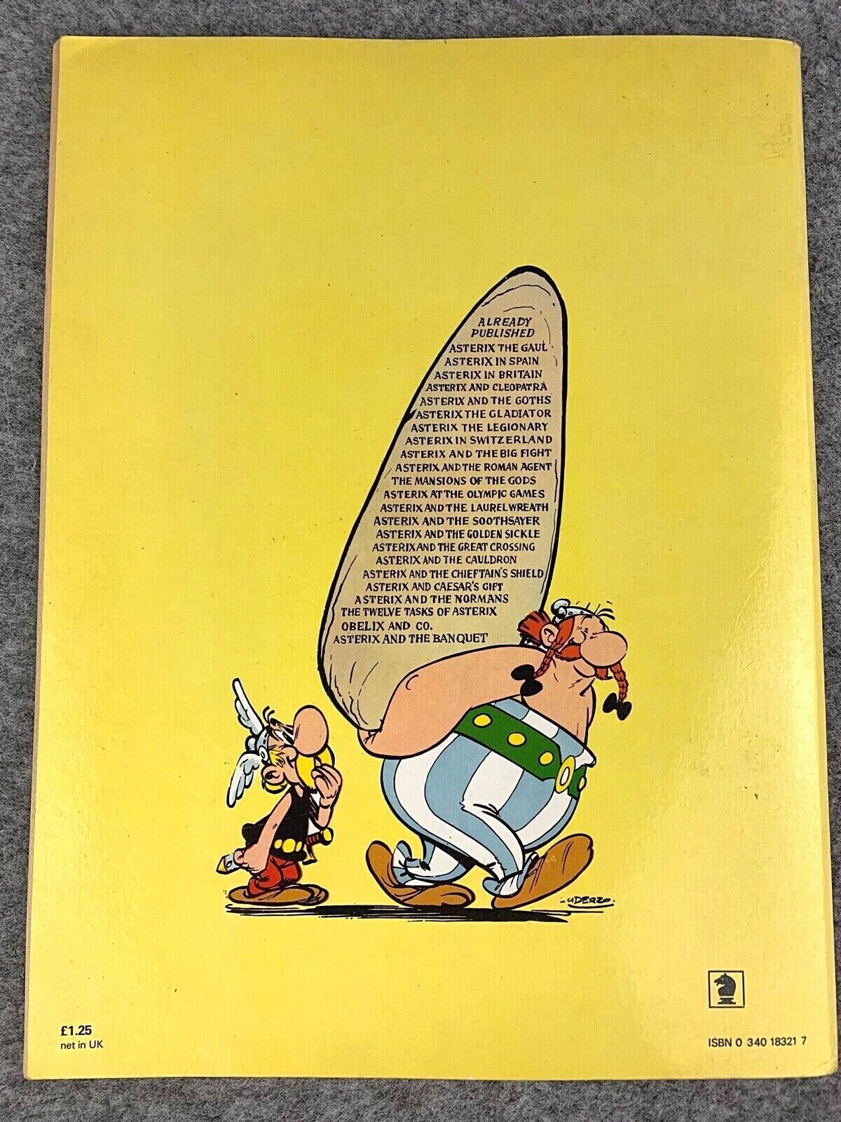 Asterix the Legionary - 1970s Hodder/Dargaud UK Edition Paperback Book Uderzo