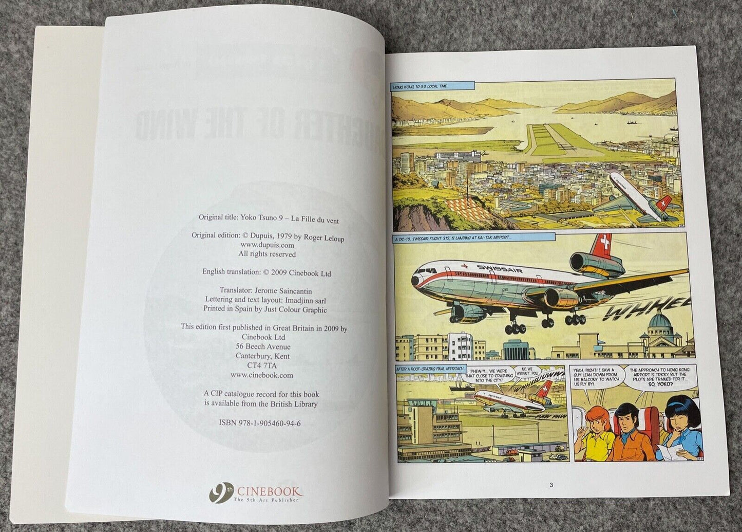 Yoko Tsuno Volume 4 - Daughter of the Wind Cinebook Paperback Comic Book by R. Leloup