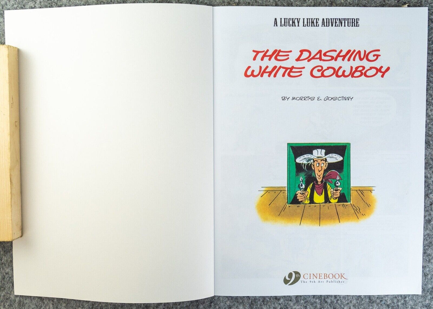 14 The Dashing White Cowboy Lucky Luke Cinebook Paperback UK Comic Book
