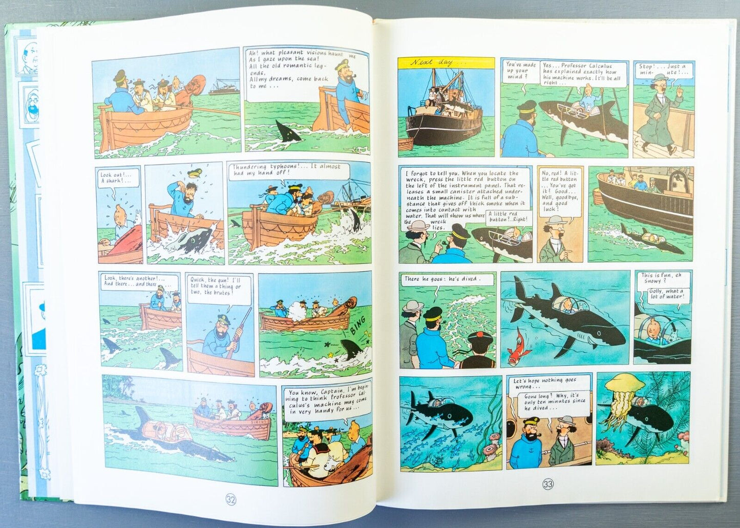 Tintin Red Rackham’s Treasure: Egmont 2000s Hardback Book UK Edition