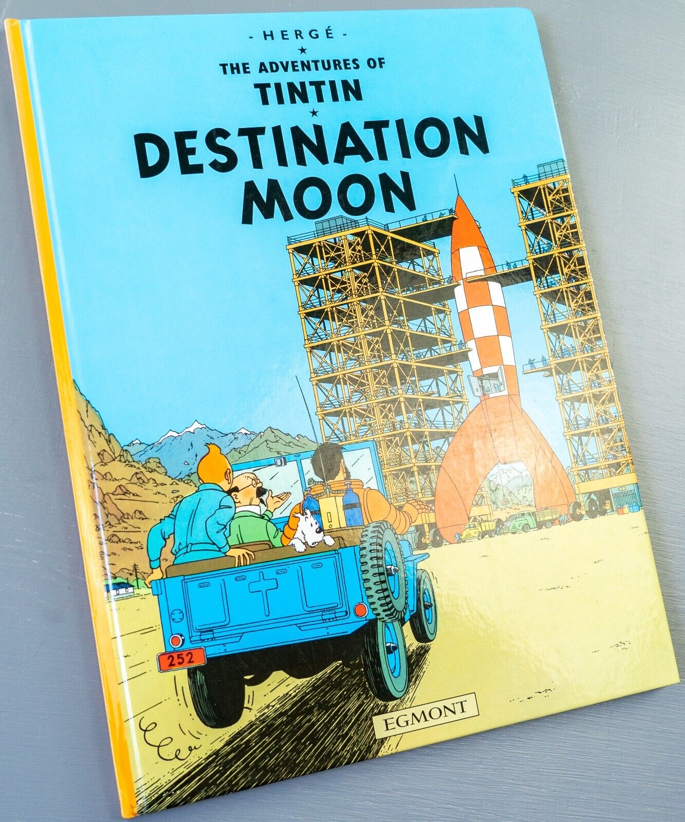 Tintin Destination Moon Egmont 2000s Hardback Book UK Edition