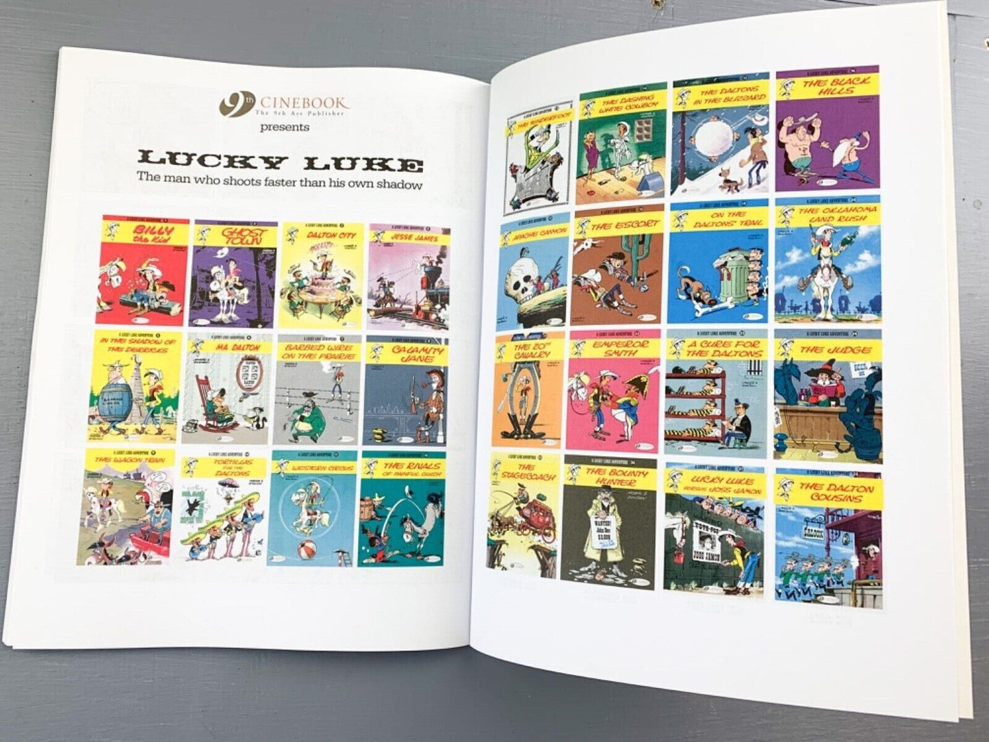 54 Rodea Lucky Luke Cinebook Paperback UK Comic Book