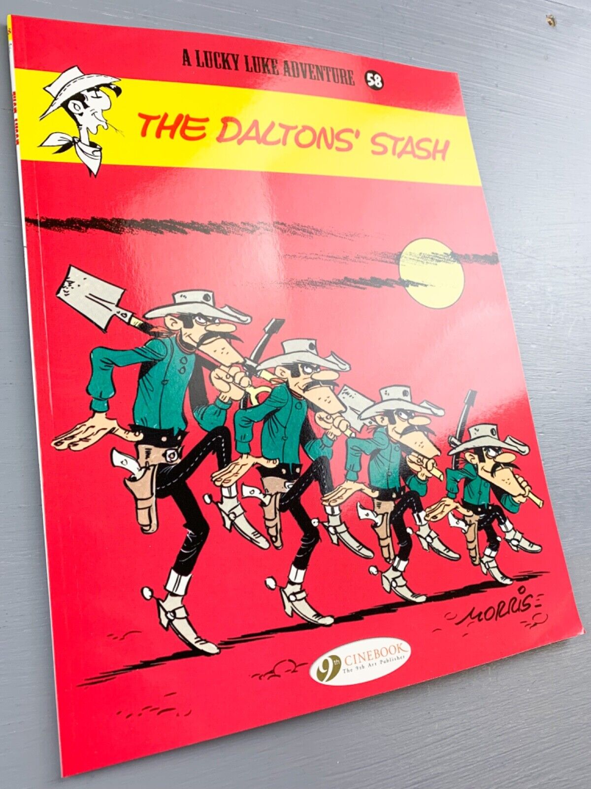 58 The Daltons’ Stash Lucky Luke Cinebook Paperback UK Comic Book