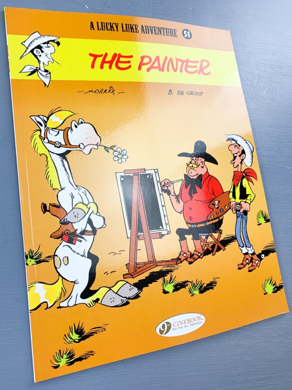 51 The Painter Lucky Luke Cinebook Paperback UK Comic Book