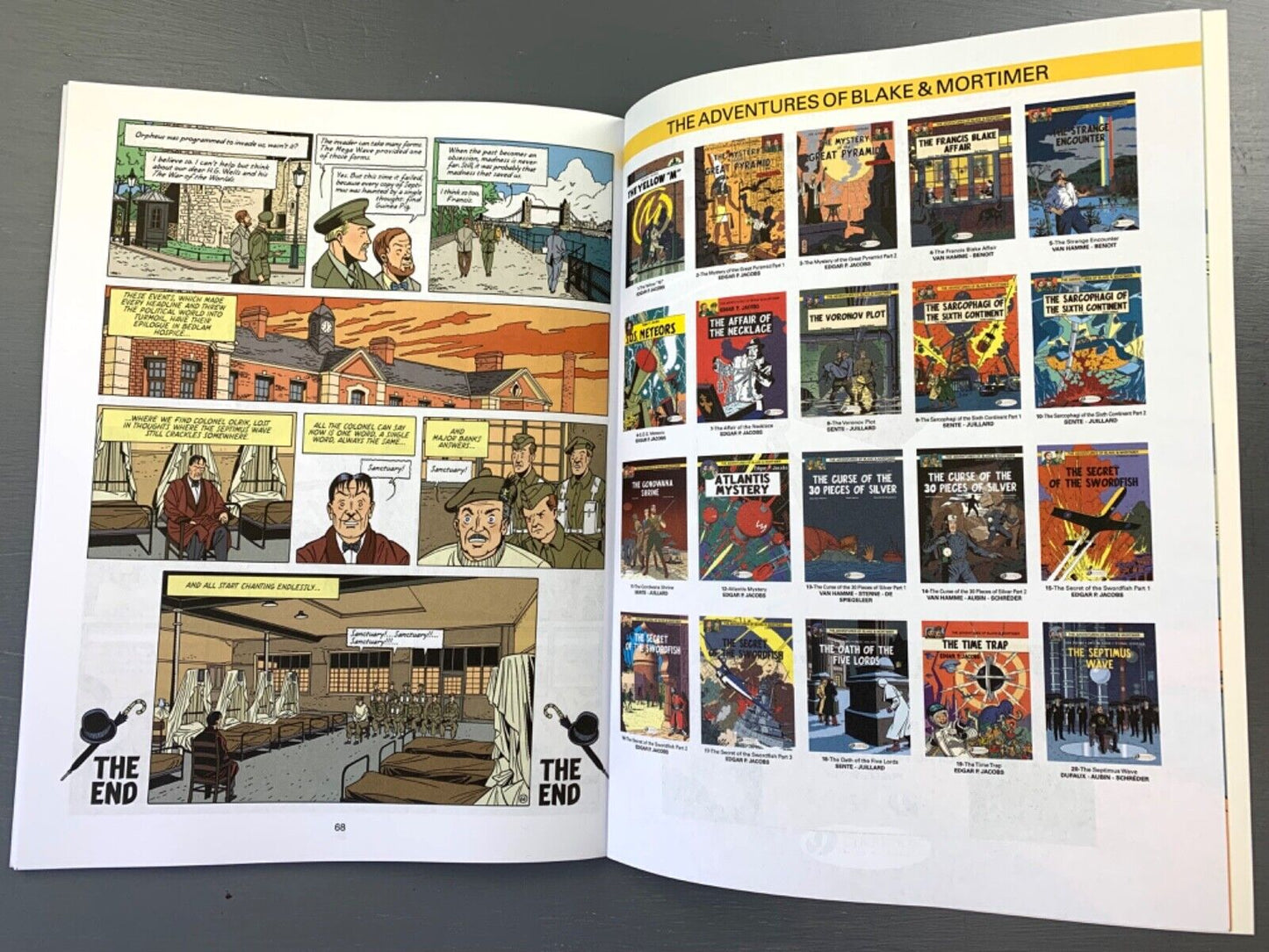 The Septimus Wave - Blake & Mortimer Comic Volume 20 - Cinebook UK Paperback Edition