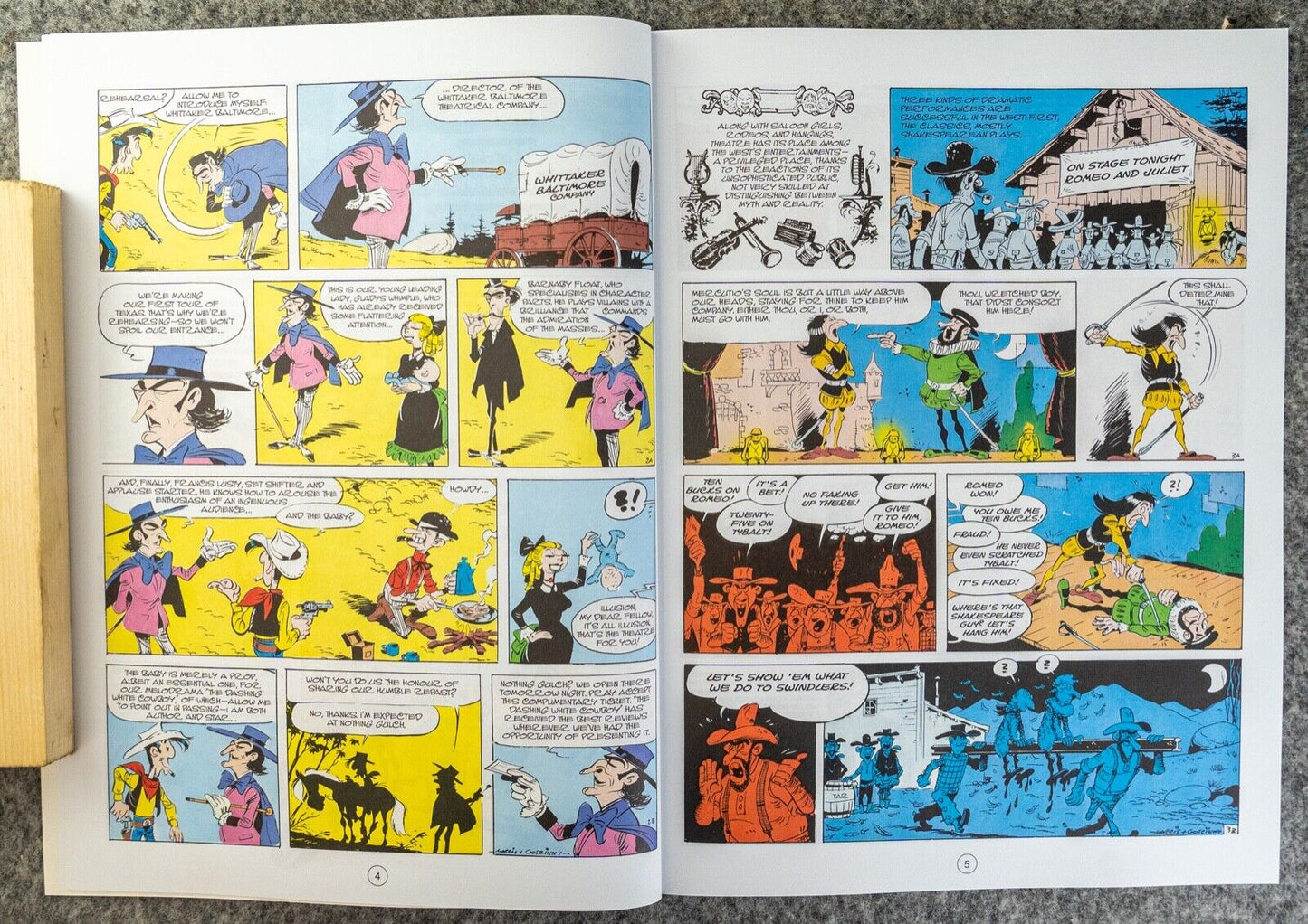 14 The Dashing White Cowboy Lucky Luke Cinebook Paperback UK Comic Book