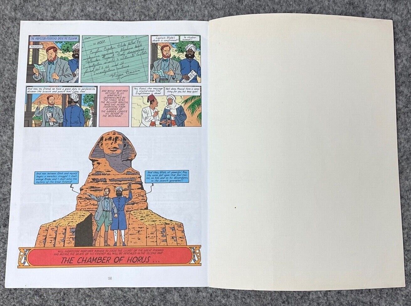 Mystery of the Great Pyramid Part 1 - Blake & Mortimer Comic Volume 2 - Cinebook UK Paperback Edition