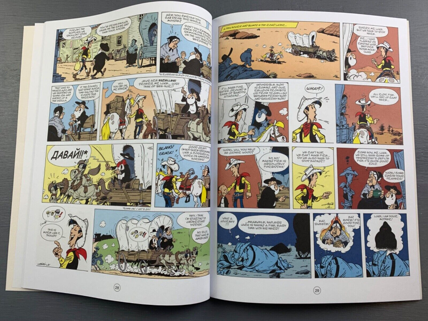 66 The Promised Land Lucky Luke Cinebook Paperback UK Comic Book