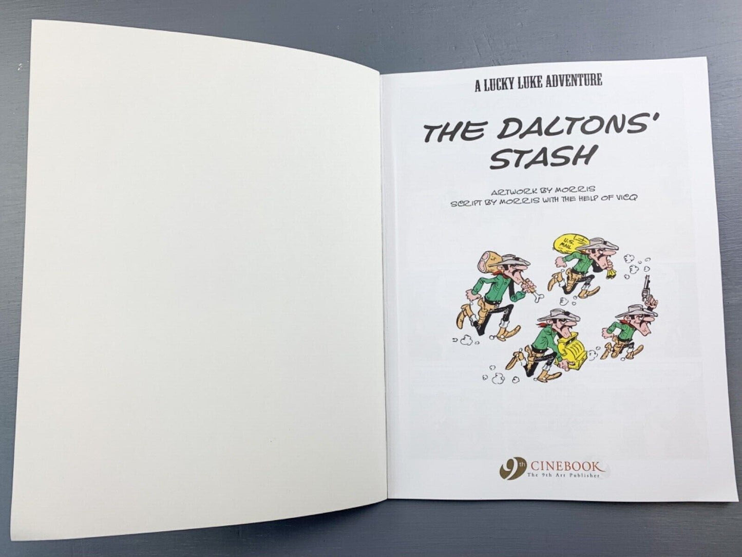 58 The Daltons’ Stash Lucky Luke Cinebook Paperback UK Comic Book