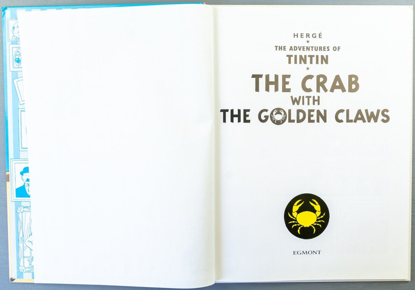 The Crab with the Golden Claws: Egmont 2000s Hardback Book UK Edition