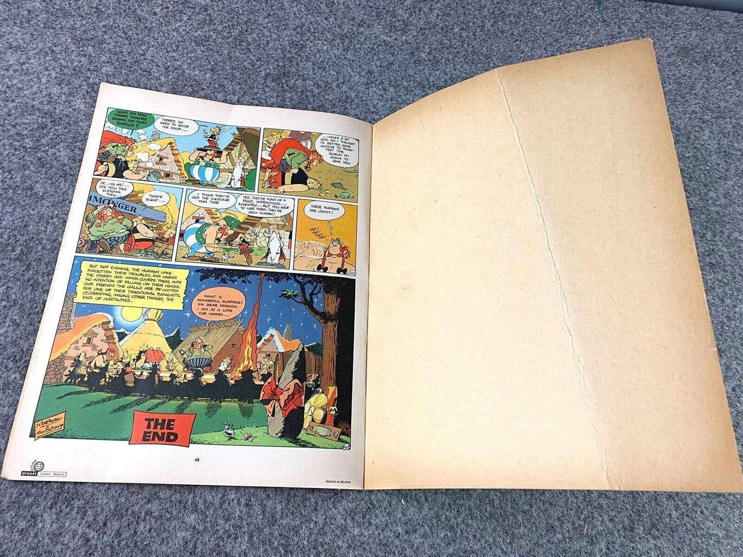 Asterix & the Roman Agent - 1970s Hodder/Dargaud UK Edition Paperback Book Uderzo