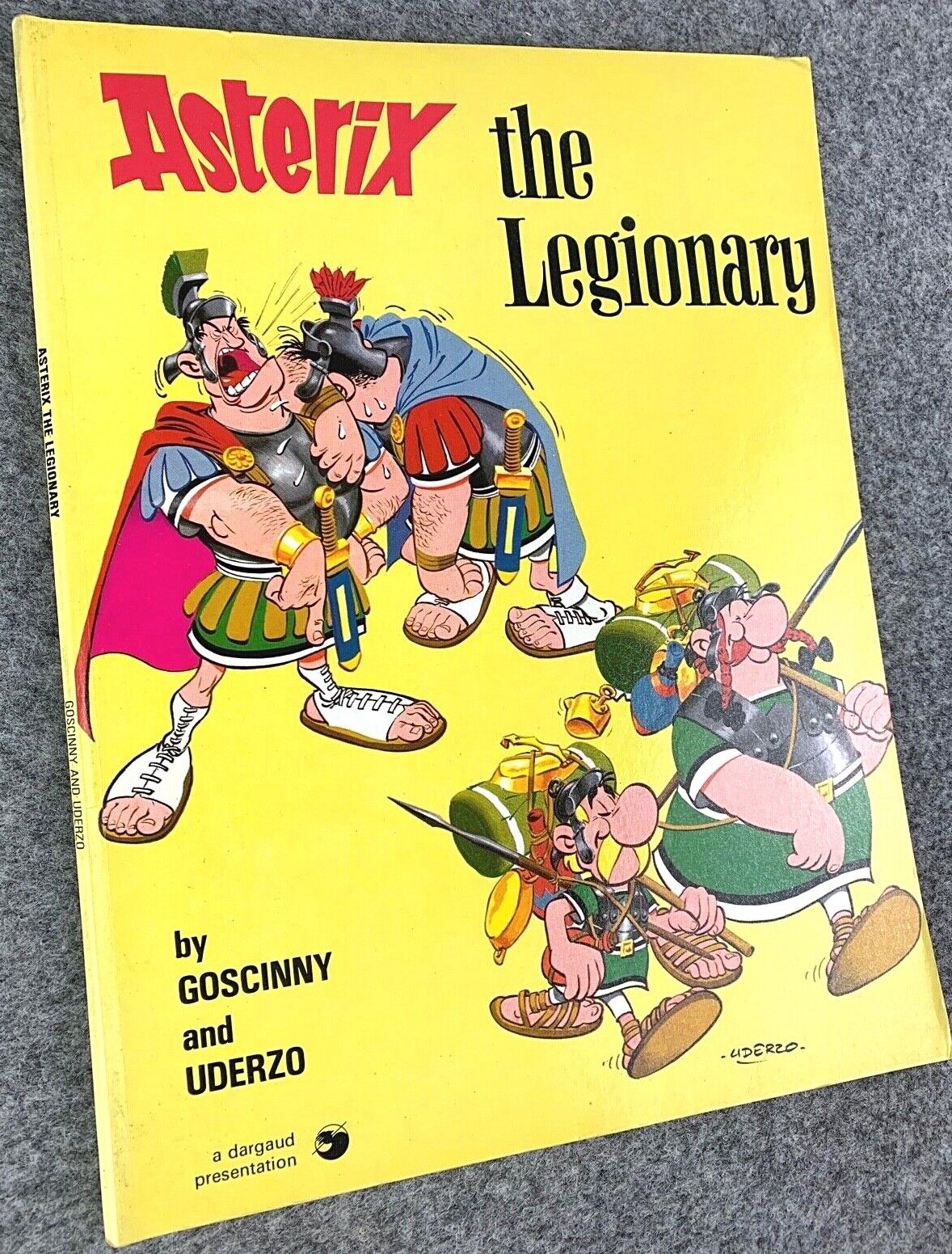 Asterix the Legionary - 1970s Hodder/Dargaud UK Edition Paperback Book Uderzo