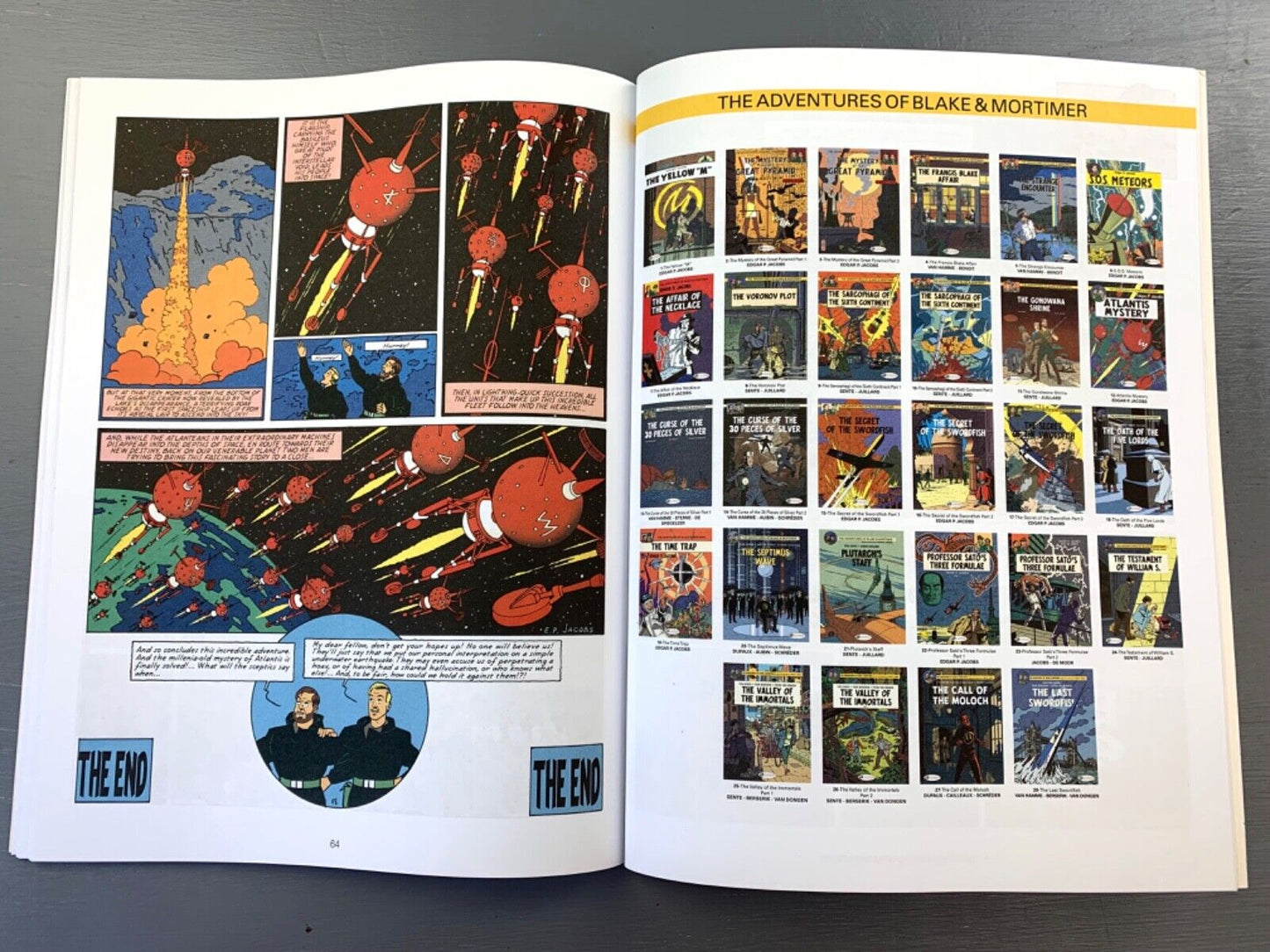 The Atlantis Mystery - Blake & Mortimer Comic Volume 12 - Cinebook UK Paperback Edition
