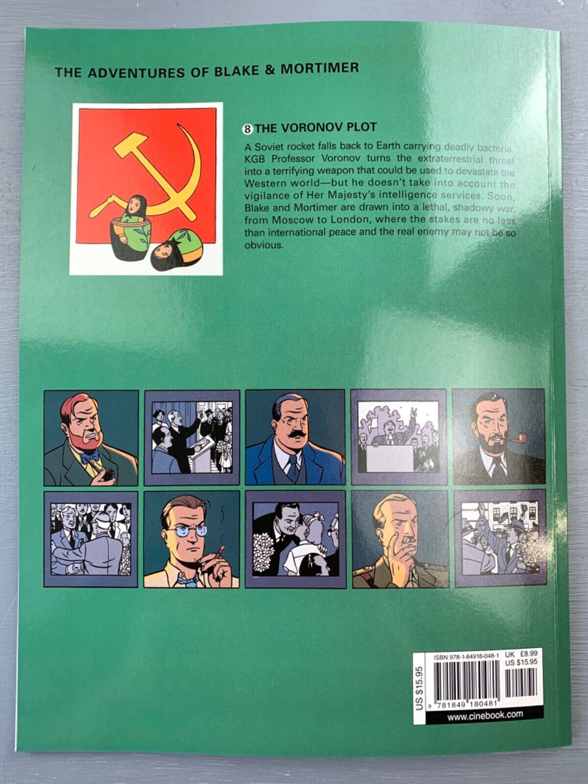 The Voronov Plot - Blake & Mortimer Comic Volume 8 - Cinebook UK Paperback Edition