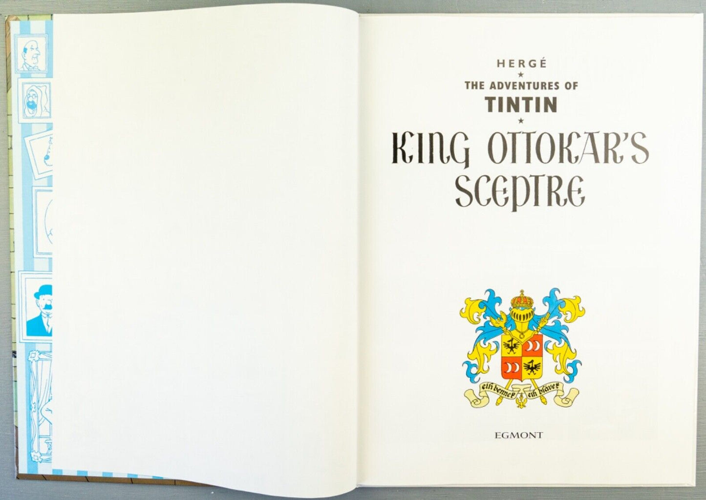 Tintin King Ottokar’s Sceptre: Egmont 2000s Hardback Book UK Edition