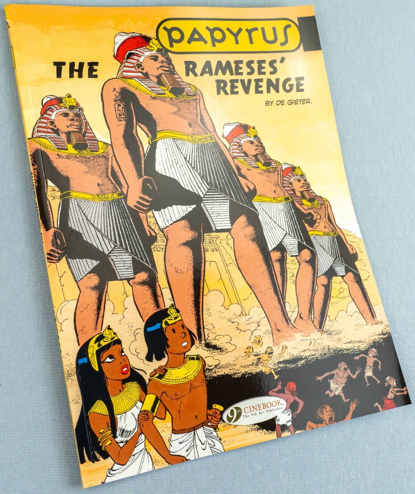PAPYRUS Volume 1 - The Rameses’ Revenge  Cinebook Paperback Comic Book by De Gieter