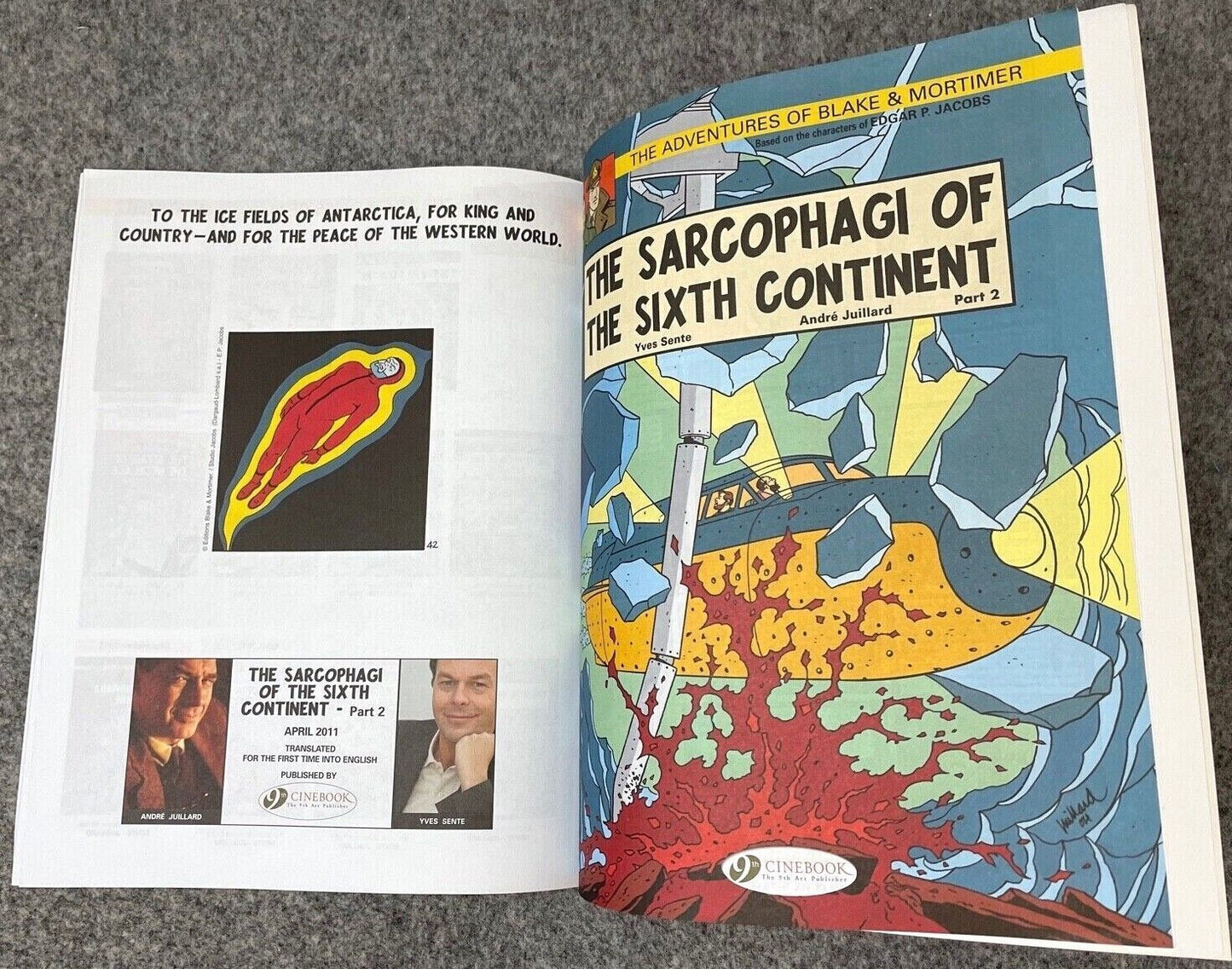 Sarcophagi of the 6th Continent Part 1 - Blake & Mortimer Comic Volume 9 - Cinebook UK Paperback Edition