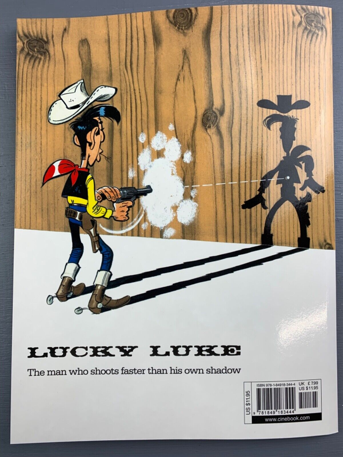 63 Sarah Berndhardt Lucky Luke Cinebook Paperback UK Comic Book