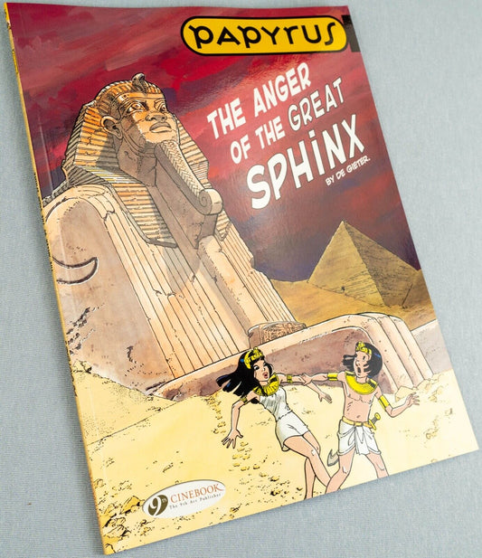 PAPYRUS Volume 5 - The Anger of the Great Sphinx Cinebook Paperback Comic Book by De Gieter